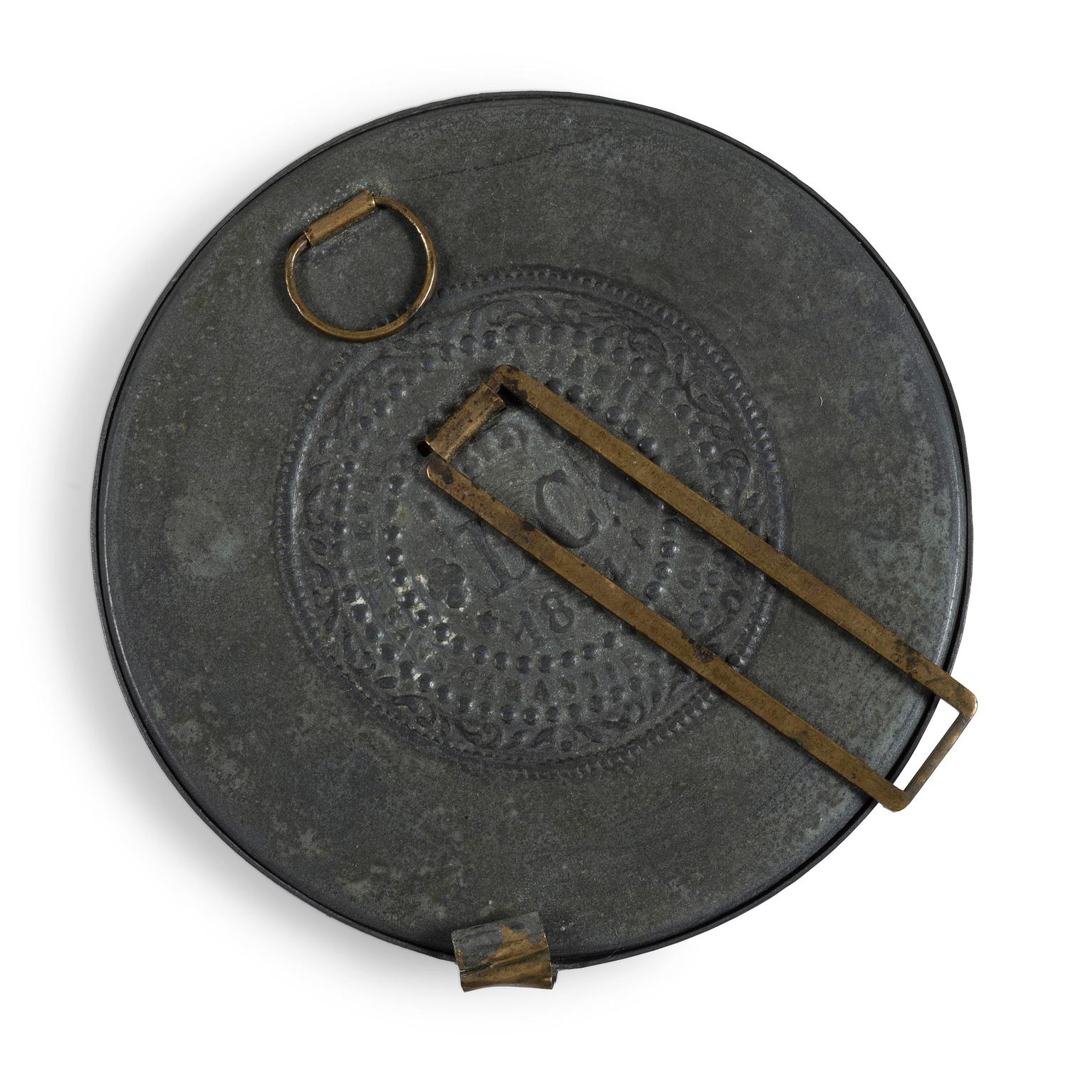Patriotic eagle and shield mirror. Paris, France: patented 1844.