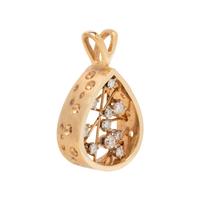 YELLOW GOLD AND DIAMOND PENDANT
