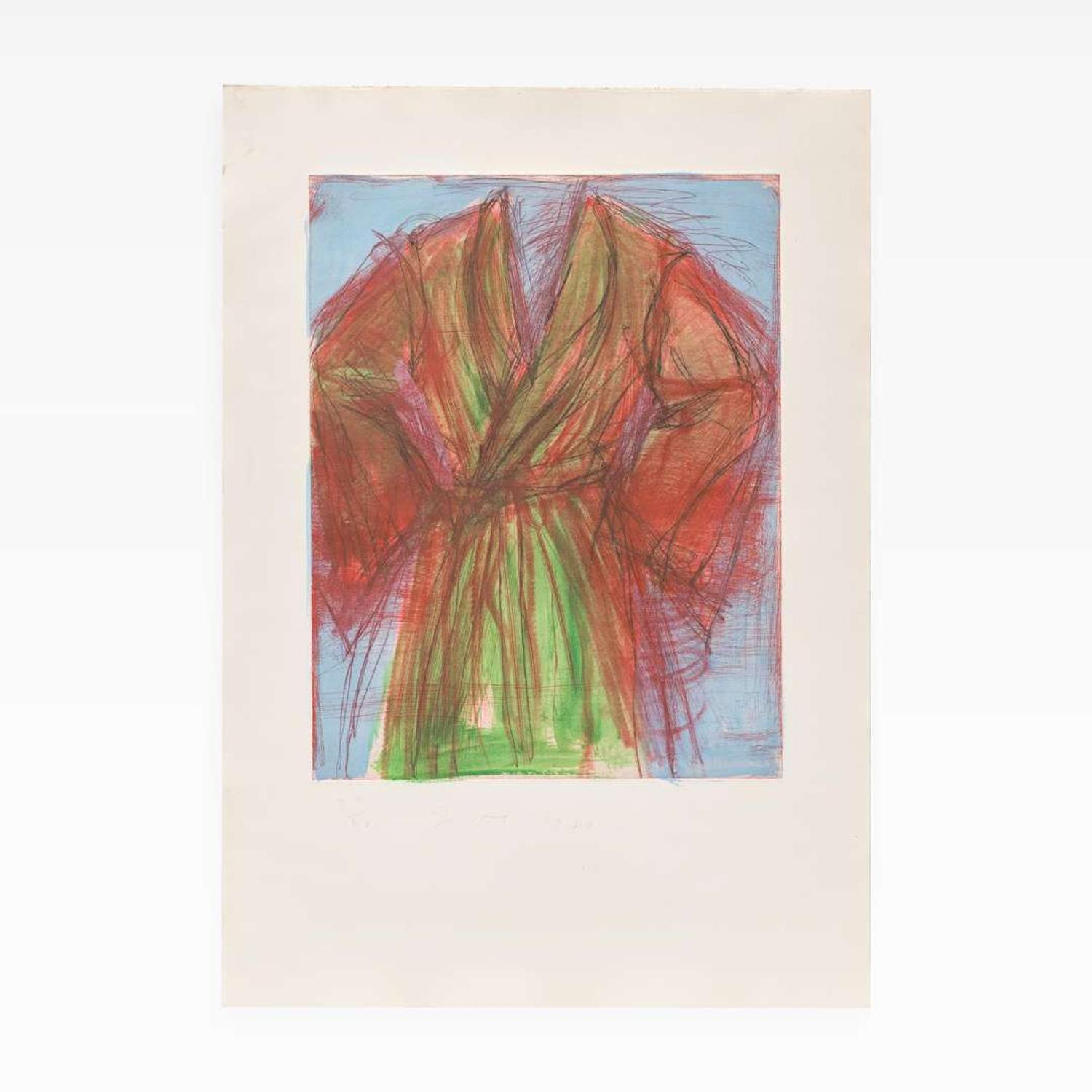 Jim Dine (American, b. 1935) Printing Outdoors