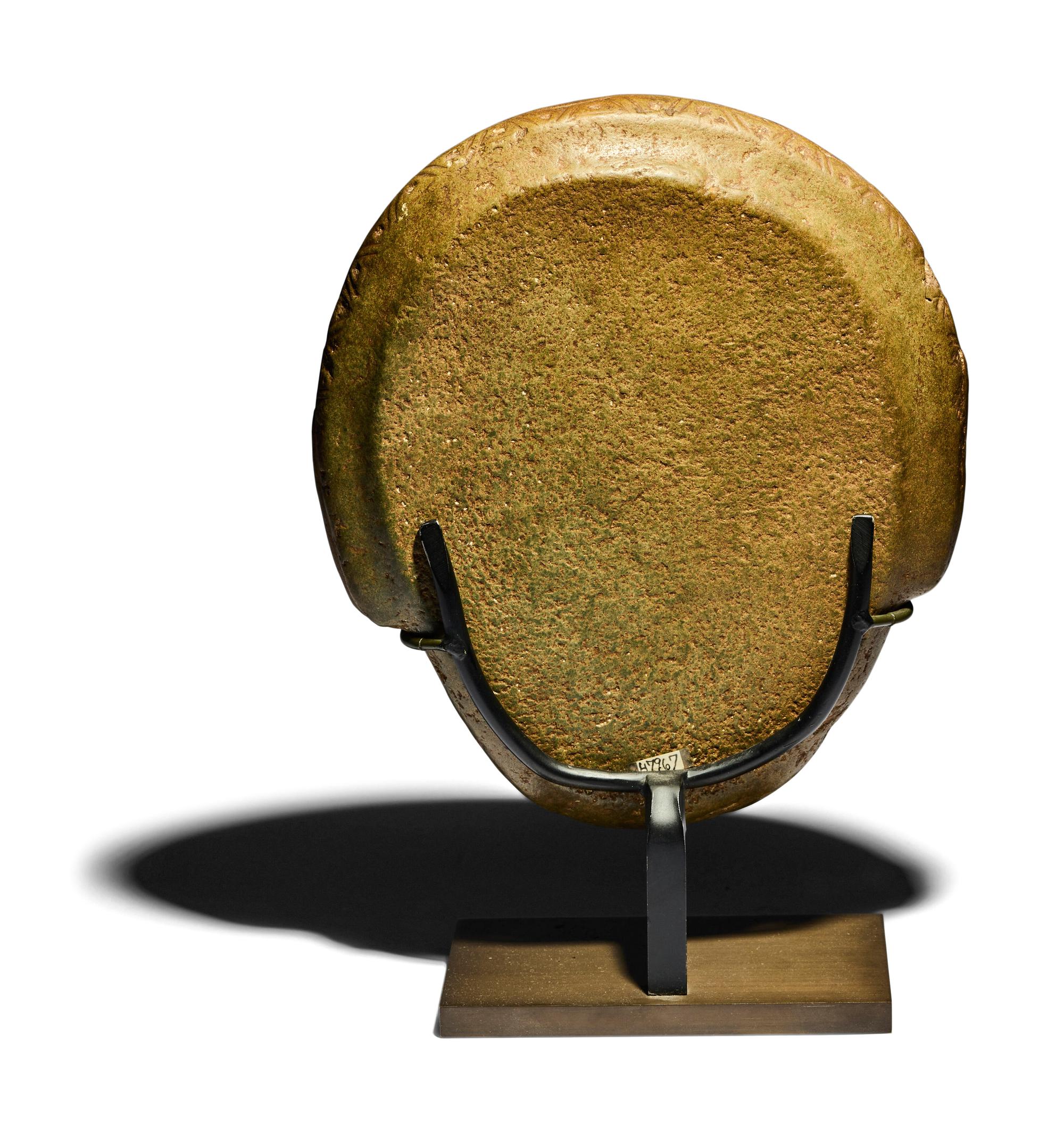 A Taino-Style Stone Votive Mask