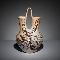 Joy Navasie (Hopi-Tewa, 1919-2012 — Pottery Wedding Vase