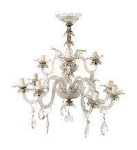 A Continental Cut Glass Chandelier