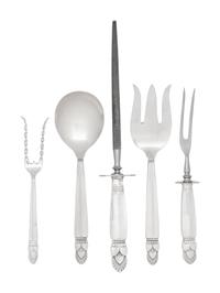 An American Silver Flatware Service