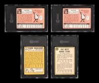 A Group of Tom Seaver Topps Baseball Cards Including 1967 Rookie Card No. 581 (SGC 3 VG),