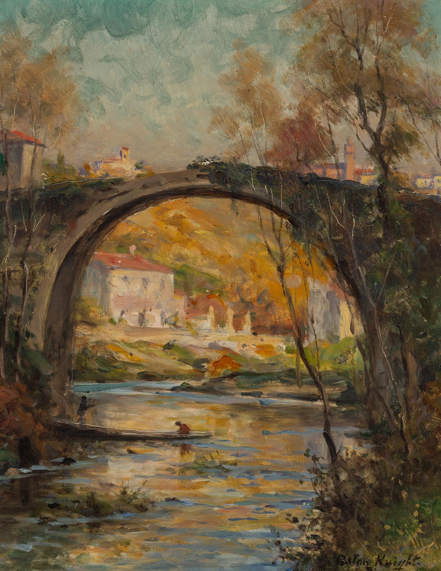 Louis Aston Knight (American, 1873–1948) — Roman Bridge, Florence