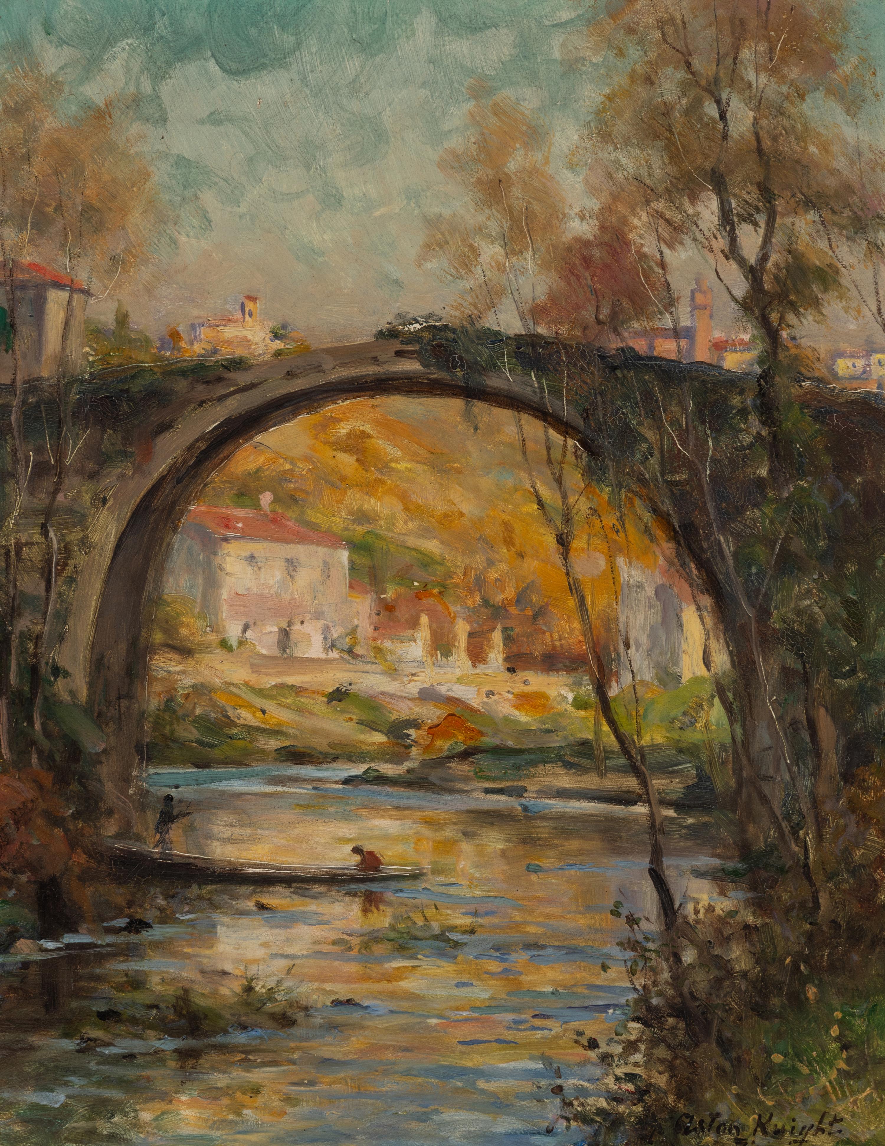 Louis Aston Knight (American, 1873–1948) — Roman Bridge, Florence