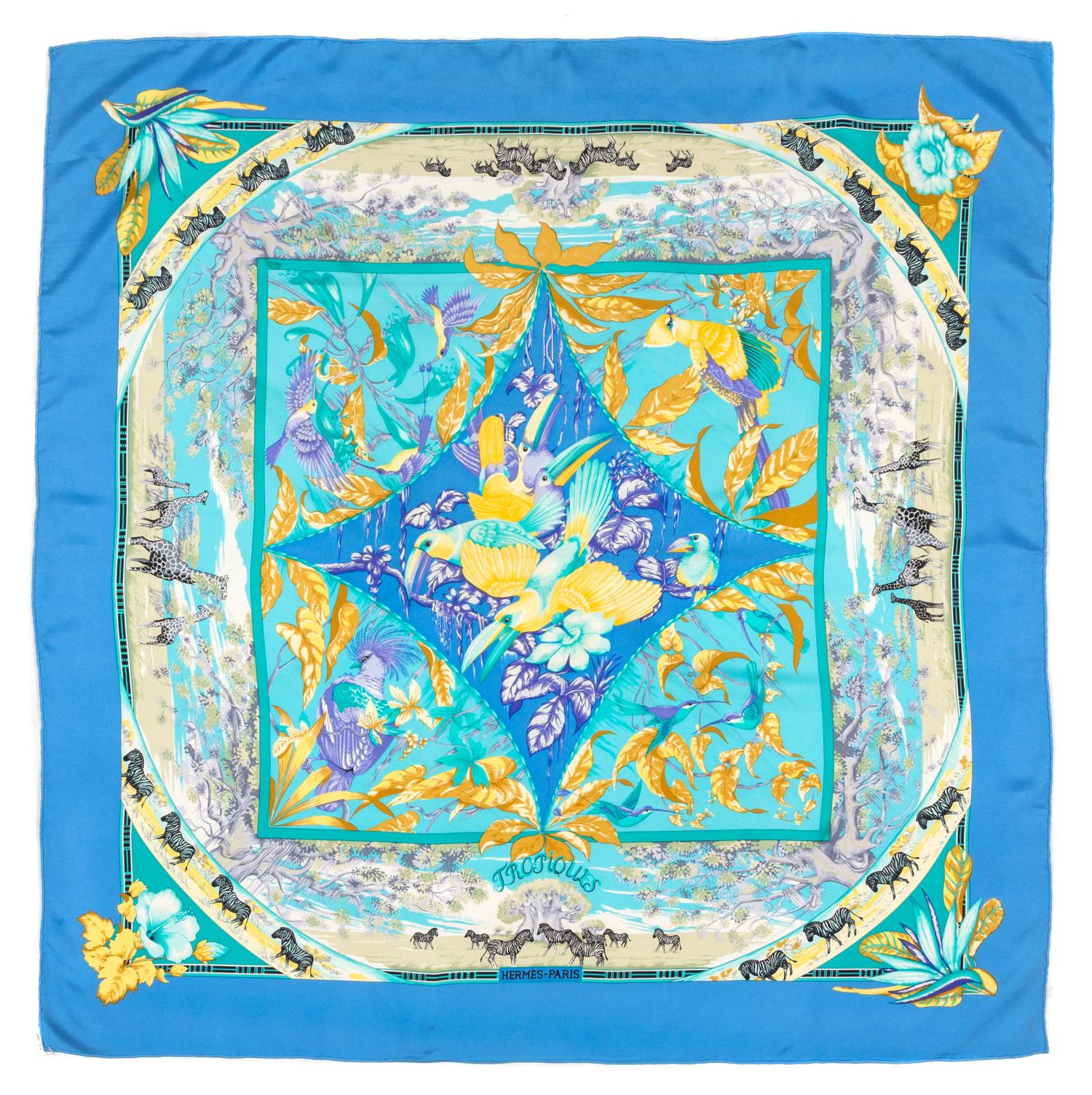 An Hermes 90cm Silk Scarf, 36" x 36"