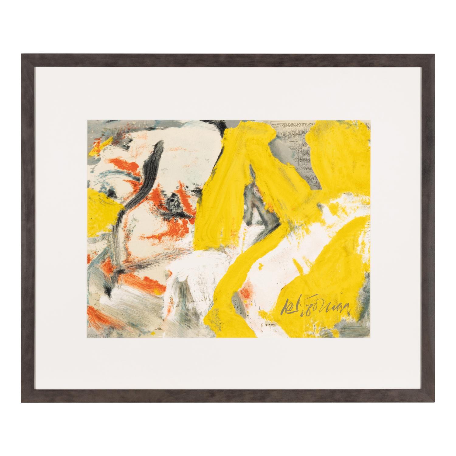 Willem de Kooning (American/Dutch, 1904-1997) — The Man and the Big Blonde, 1982
