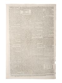 [REVOLUTIONARY WAR]. Middlesex Journal. No. 952. London, England: W. Griffin, 4 May 1775.