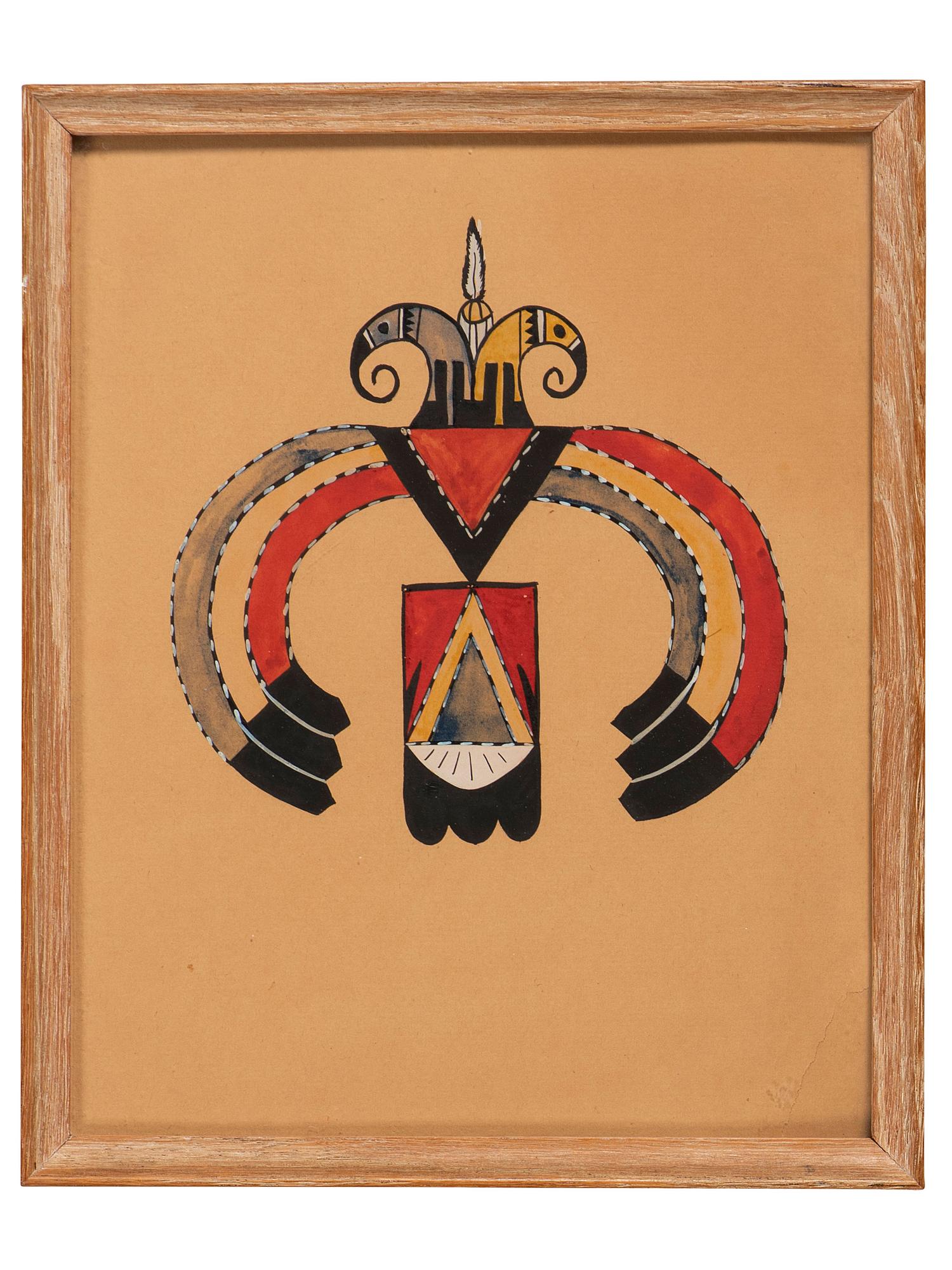 Collection of Framed and Unframed Pueblo Works