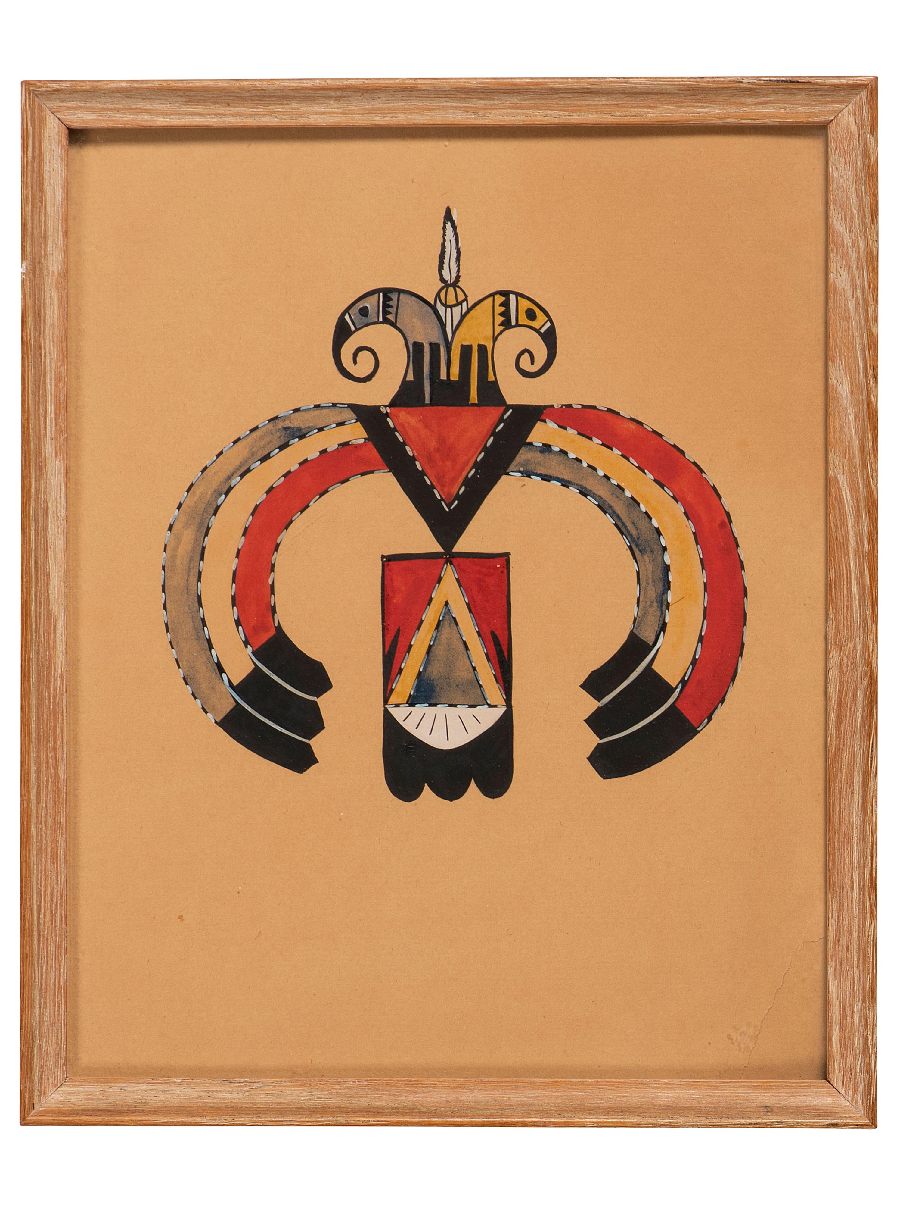 Collection of Framed and Unframed Pueblo Works