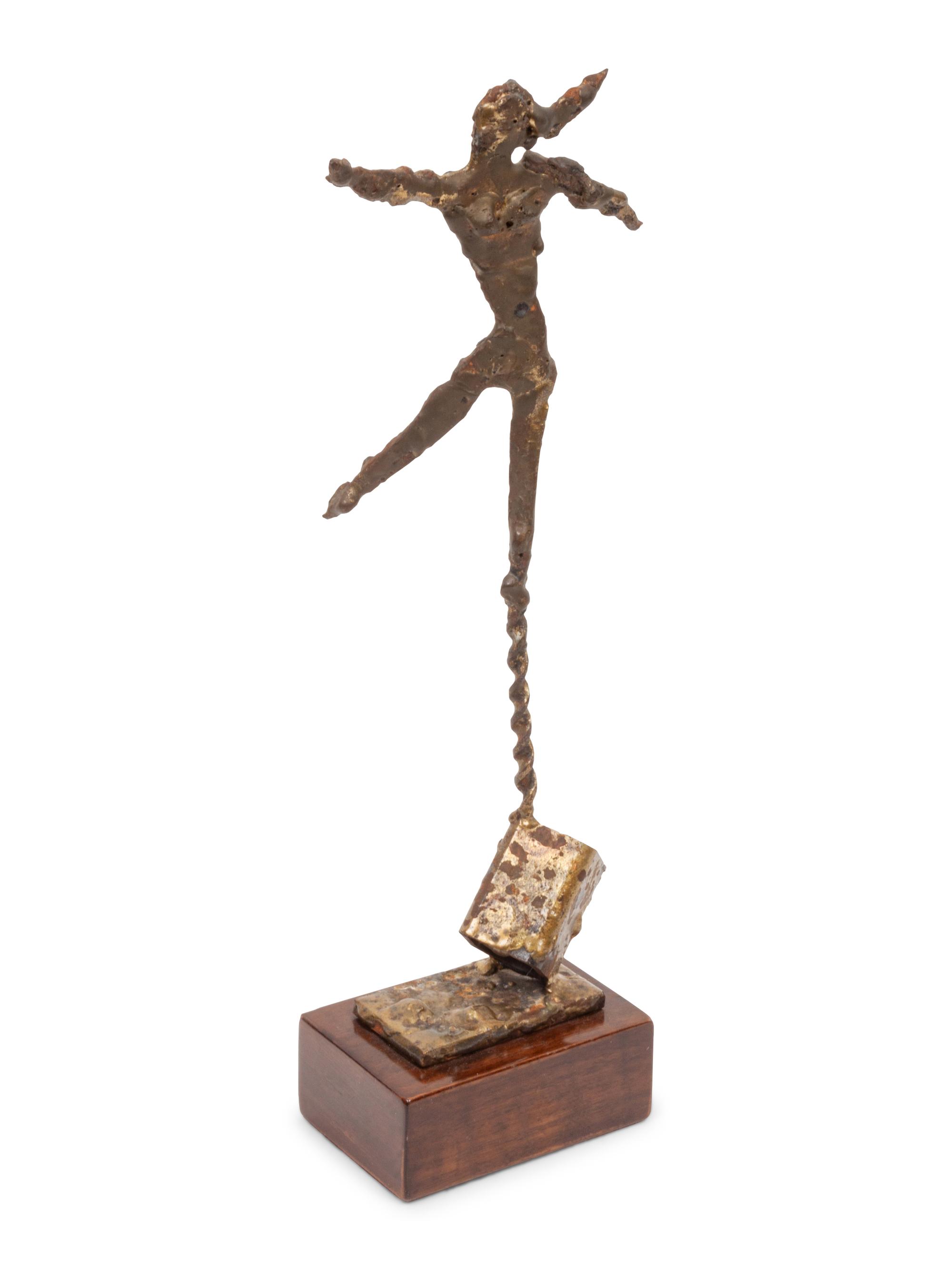 Two Untitled Bronze Sculptures