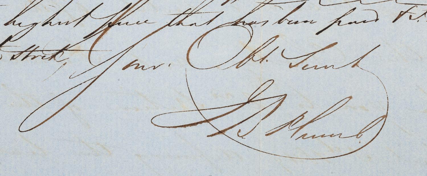 [AUTOGRAPHS]. Signatures of 19th-century American military and political figures.