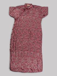 Two Chinese Silk Woven Lady's Cheongsam, Qipao