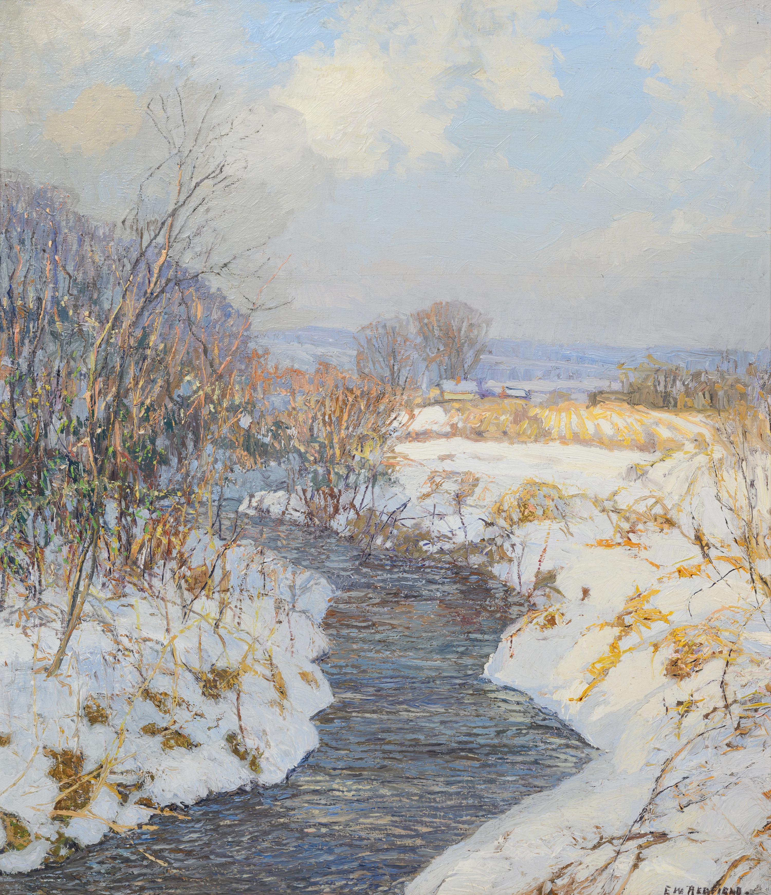 The Peaceful Stream in Winter , c. 1915