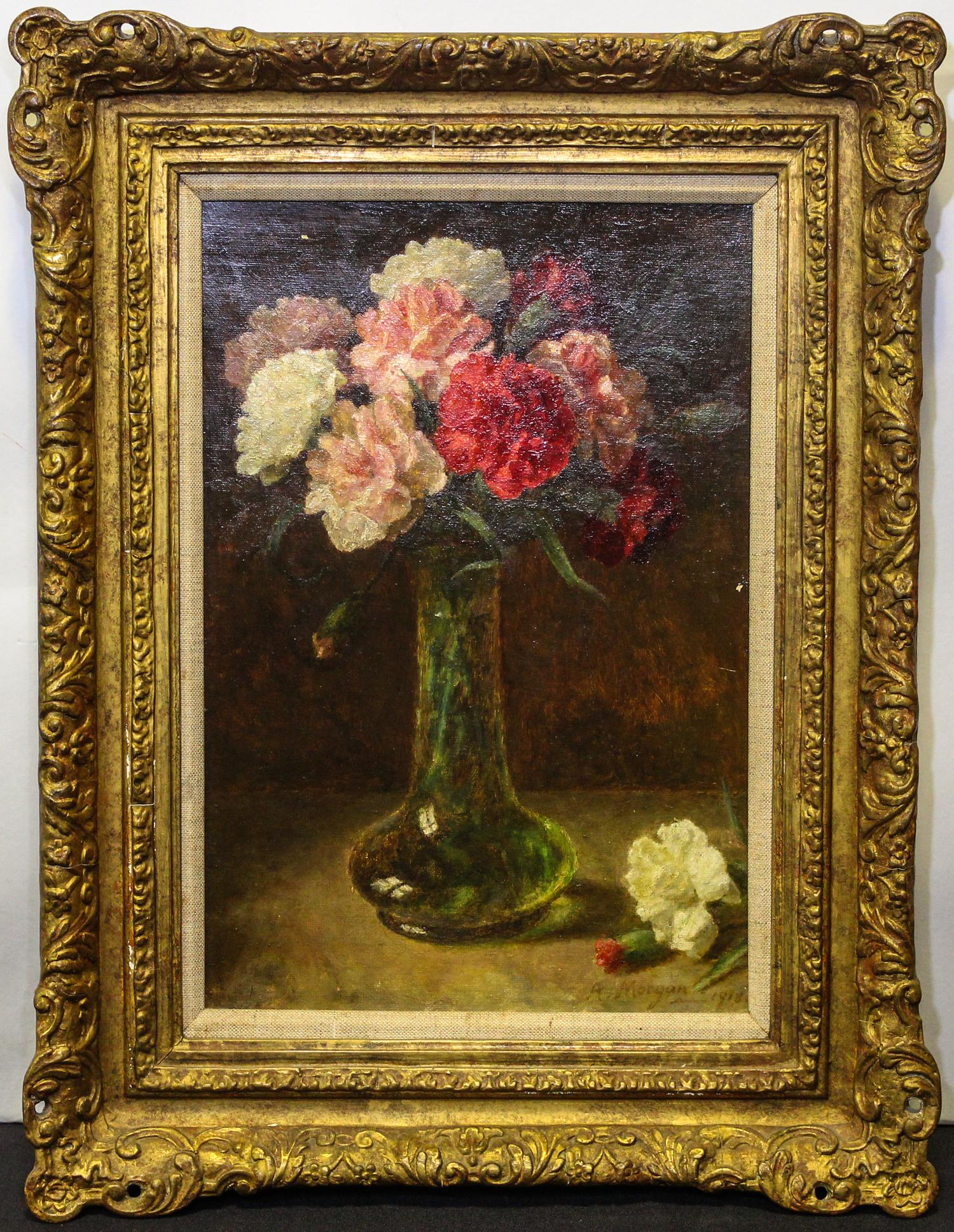 Alfred George Morgan, (British, fl. 1896-1919), Carnations No. 2, 1918
