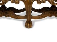 An Italian Rococo Carved and Painted Bench — 20TH CENTURY