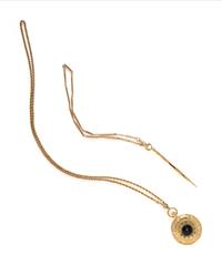 TIFFANY & CO., GENEVE, YELLOW GOLD HUNTERCASE POCKET WATCH, WATCH CHAIN AND STYLUS