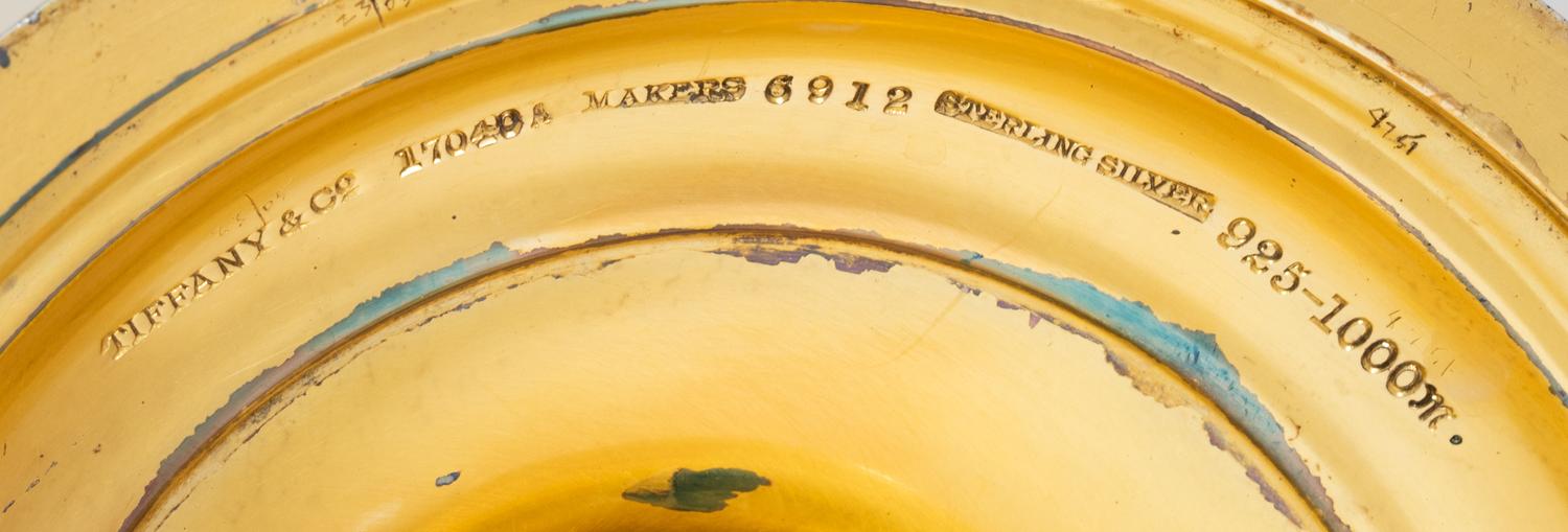 A Tiffany and Co. Silver-Gilt Vase