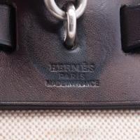 Hermès Leather and Canvas Herbag, 2000
