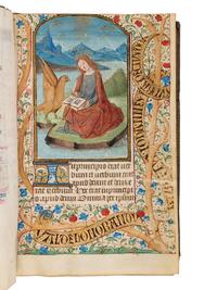 MASTER OF JEANNE HERVEZ (active Paris, c. 1480-1500) Book of Hours (use of Paris), in Latin and French, illuminated manuscript on parchment [Paris, c. 1490-1500]