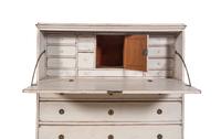A Gustavian Painted Secretary