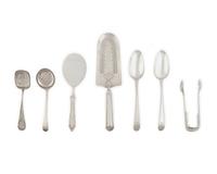 A Group of American and English Silver Serving Utensils