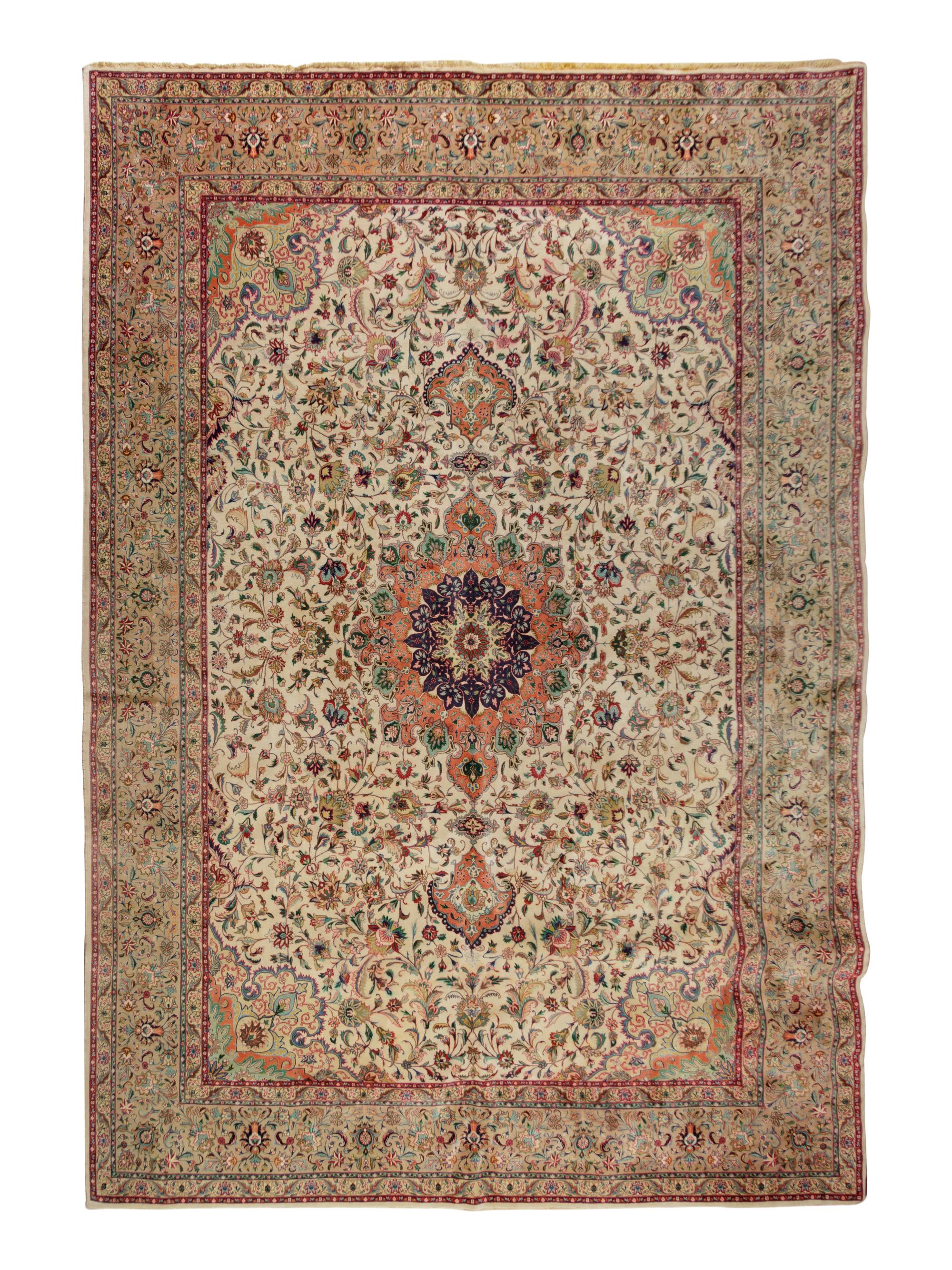 A Tabriz Wool Rug