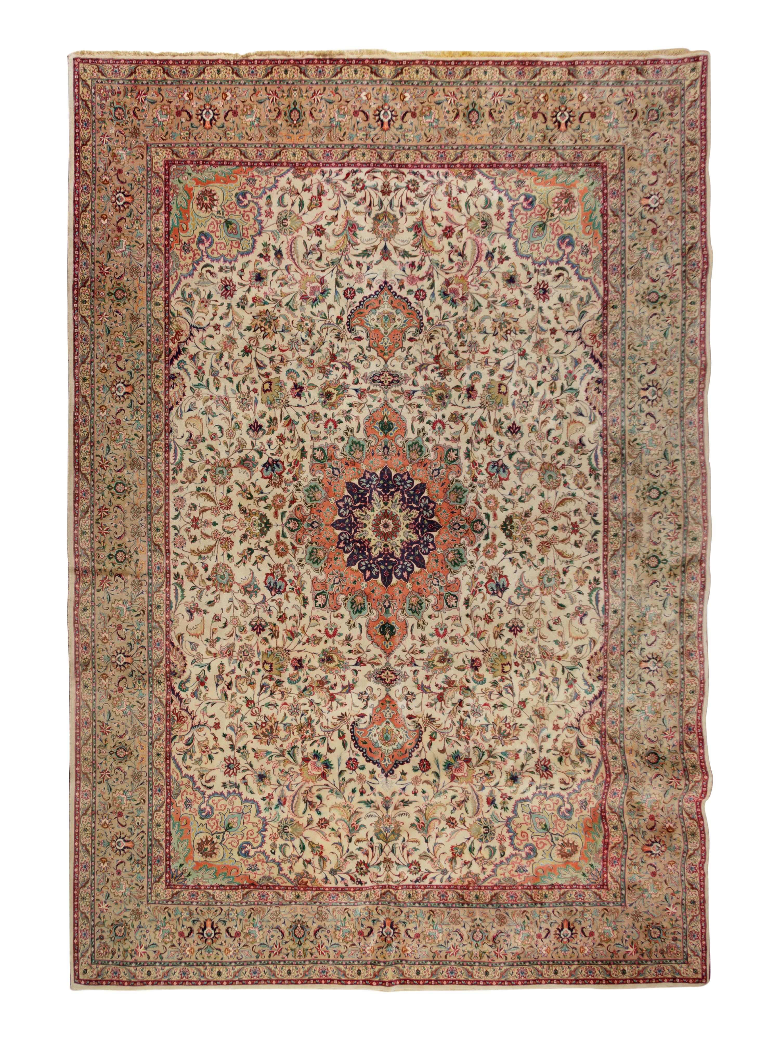 A Tabriz Wool Rug