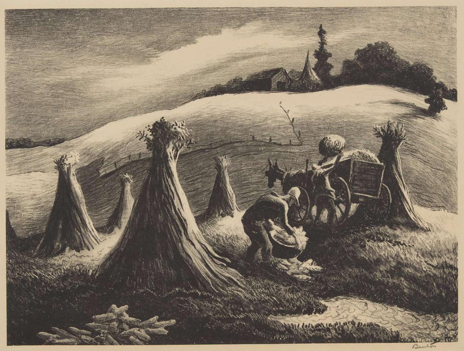 Thomas Hart Benton (American, 1889–1975) - Loading Corn
