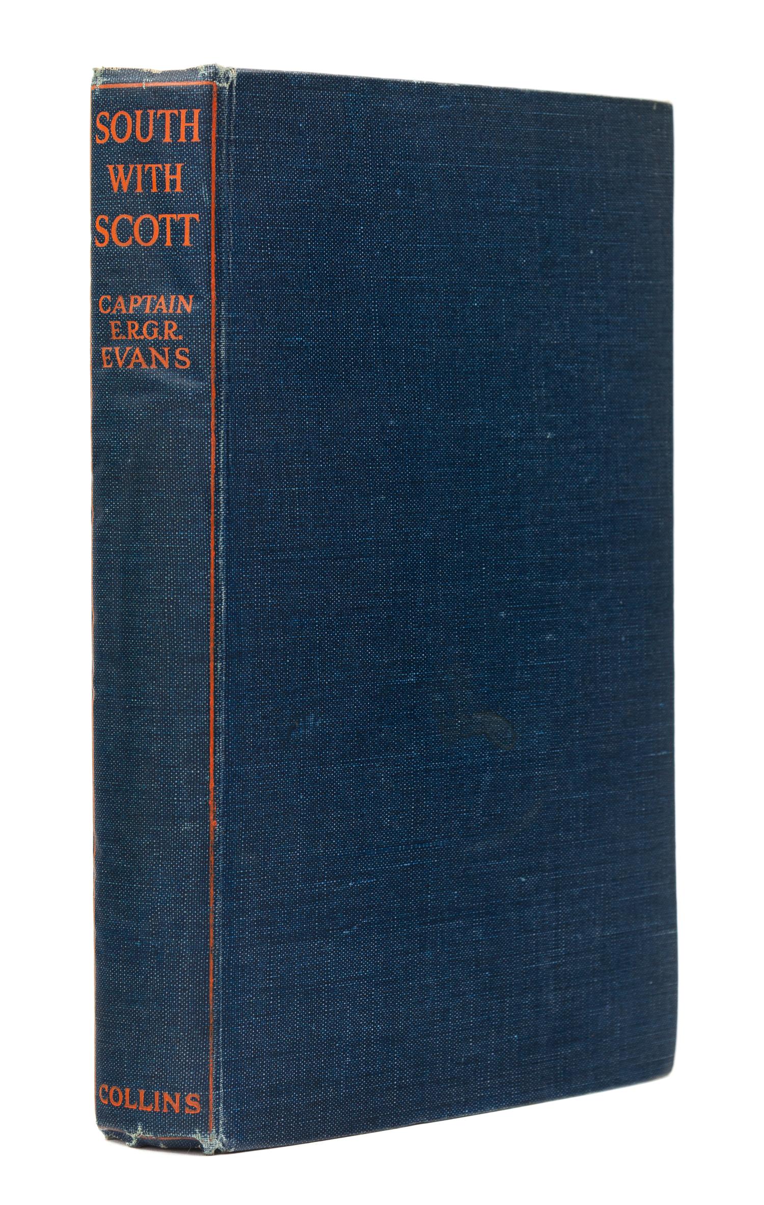 MOUNTEVANS, Edward Evans, Baron (1880-1957). South with Scott. London, 1921. FIRST EDITION, FIRST ISSUE, PUBLISHER'S REVIEW COPY.