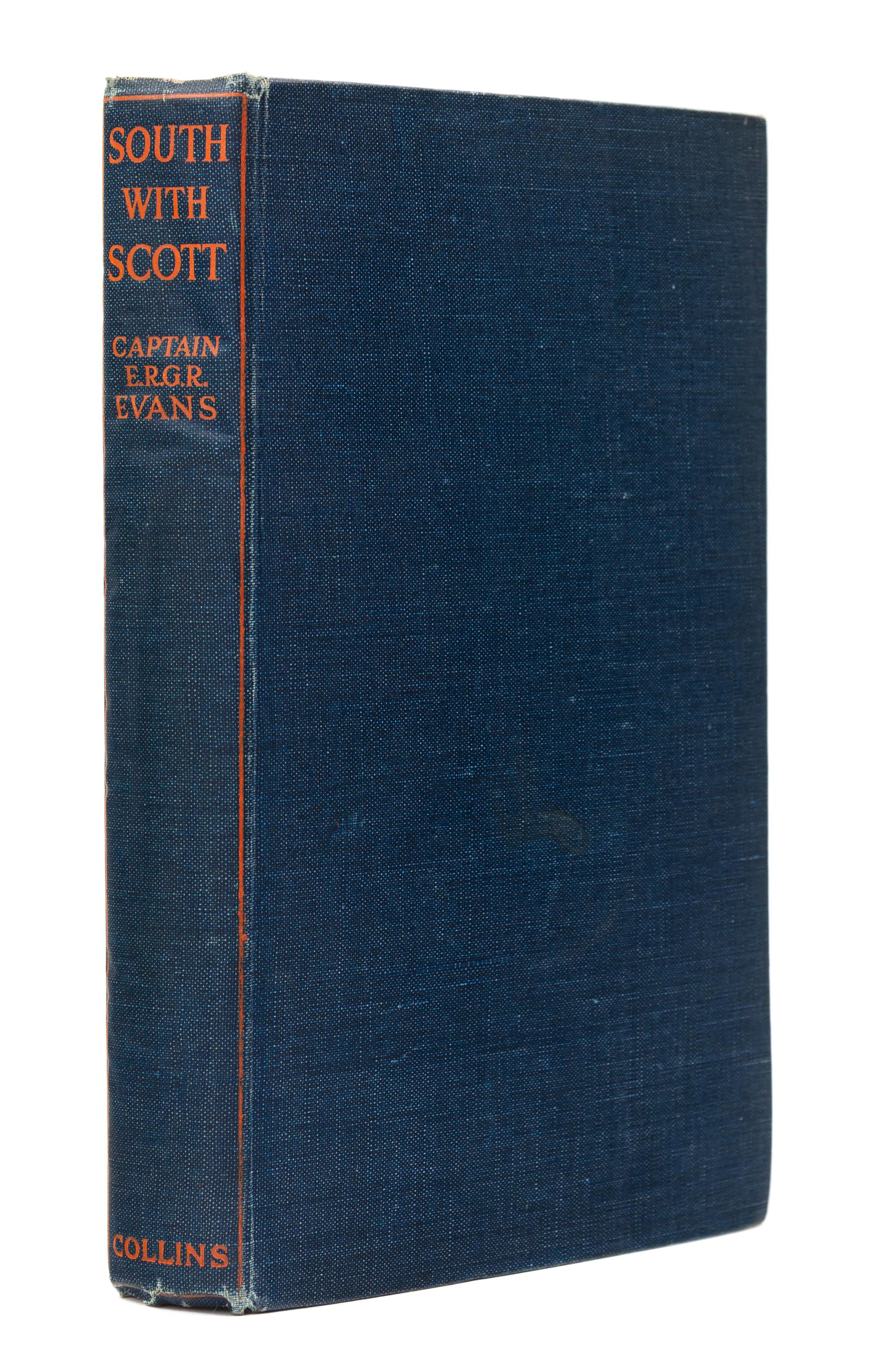 MOUNTEVANS, Edward Evans, Baron (1880-1957). South with Scott. London, 1921. FIRST EDITION, FIRST ISSUE, PUBLISHER'S REVIEW COPY.