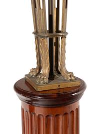 A Pair of Neoclassical Gilt Bronze Seven-Light Candelabra