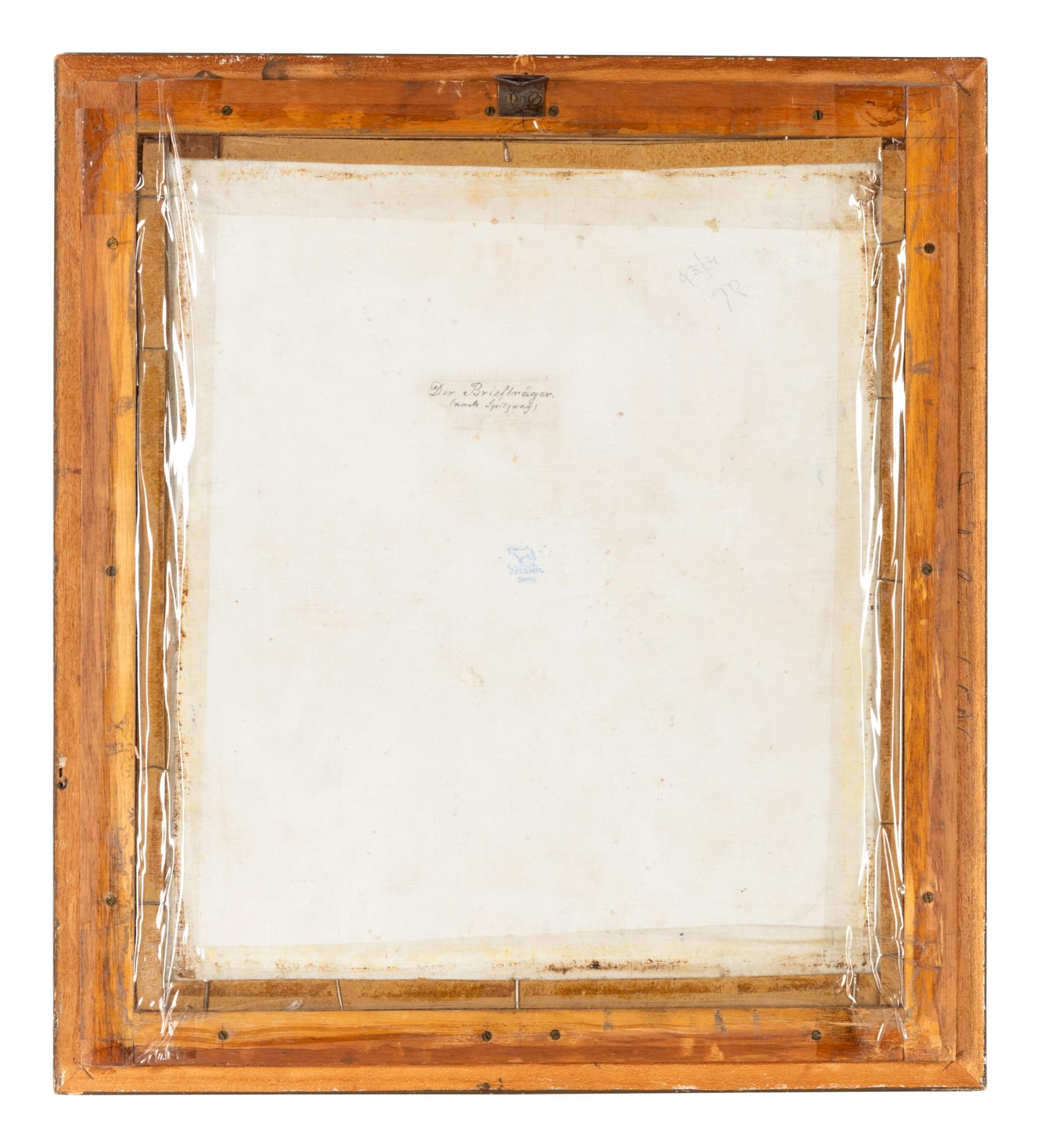 A Dresden Polychrome Decorated and Parcel Gilt Porcelain Plaque