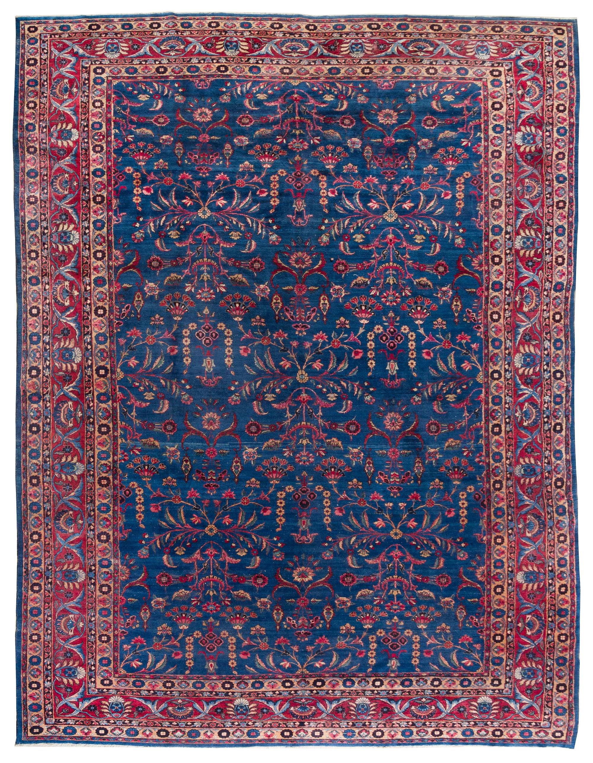 A Kirman Wool Rug 14 feet 6 inches x 9 feet 2 inches. — FIRST HALF 20TH CENTURY