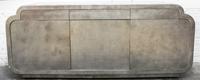A Silver Foil Credenza Height 33 x width 80 1/2 x depth 20 inches.