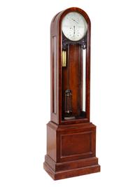 A Late William IV Mahogany Regulator Clock