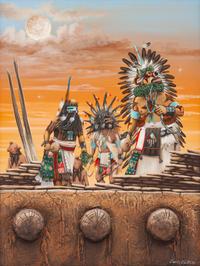 Kachinas on the Rooftop