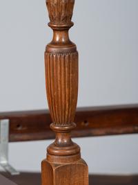 A Federal Carved Walnut Four-Post Tester Bed