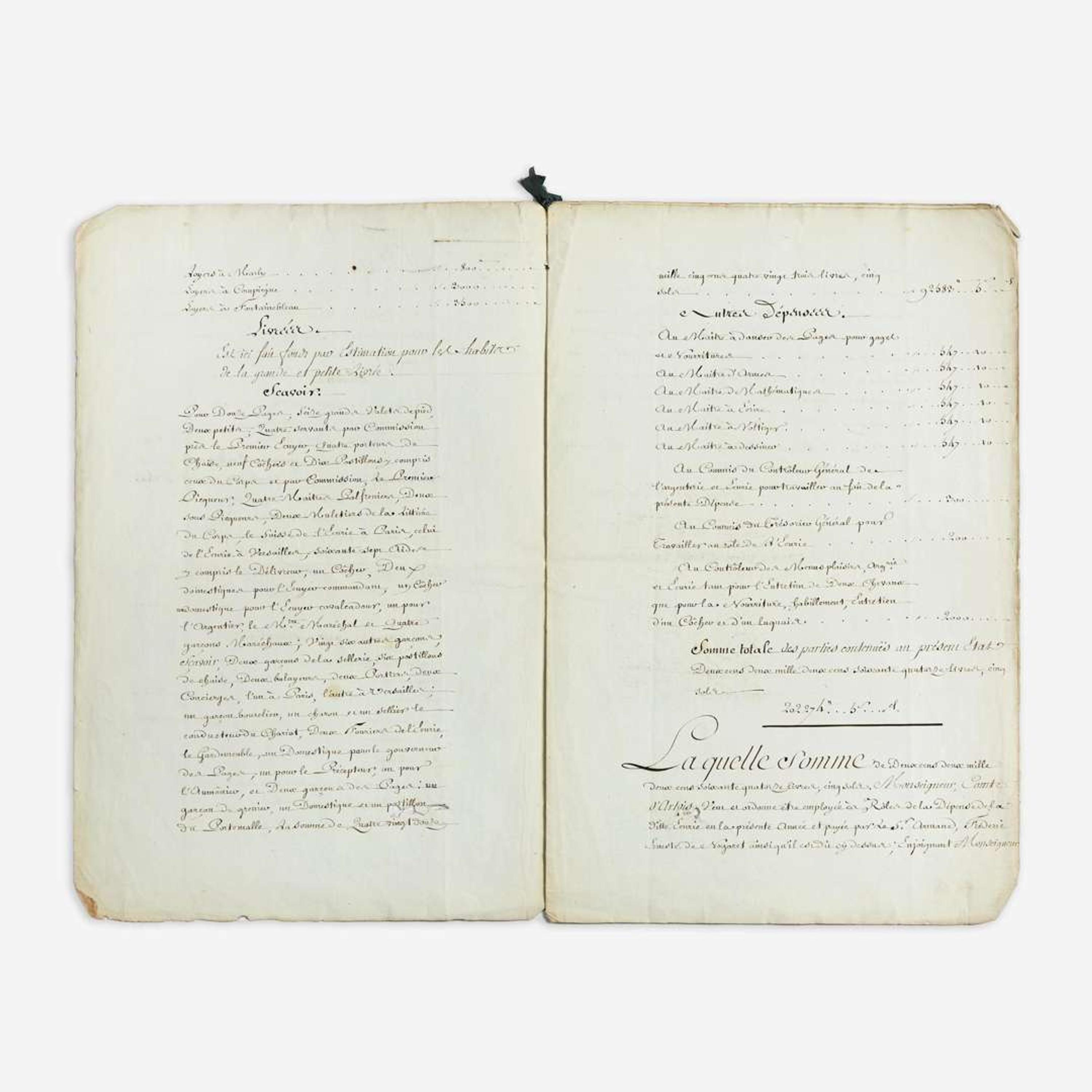 [Autographs & Manuscripts] [Charles X] Philippe, Charles, Count d'Artois Manuscript Document, signed