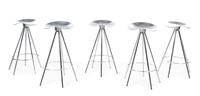 Pepe Cortes (Spain, b.1946), AMAT, a group of 5 Jamaica stools