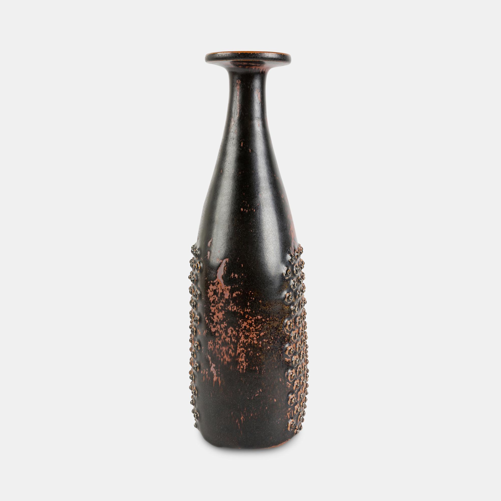 Flattened Bottle-Form Vase, 1967 Gustavsberg, Sweden