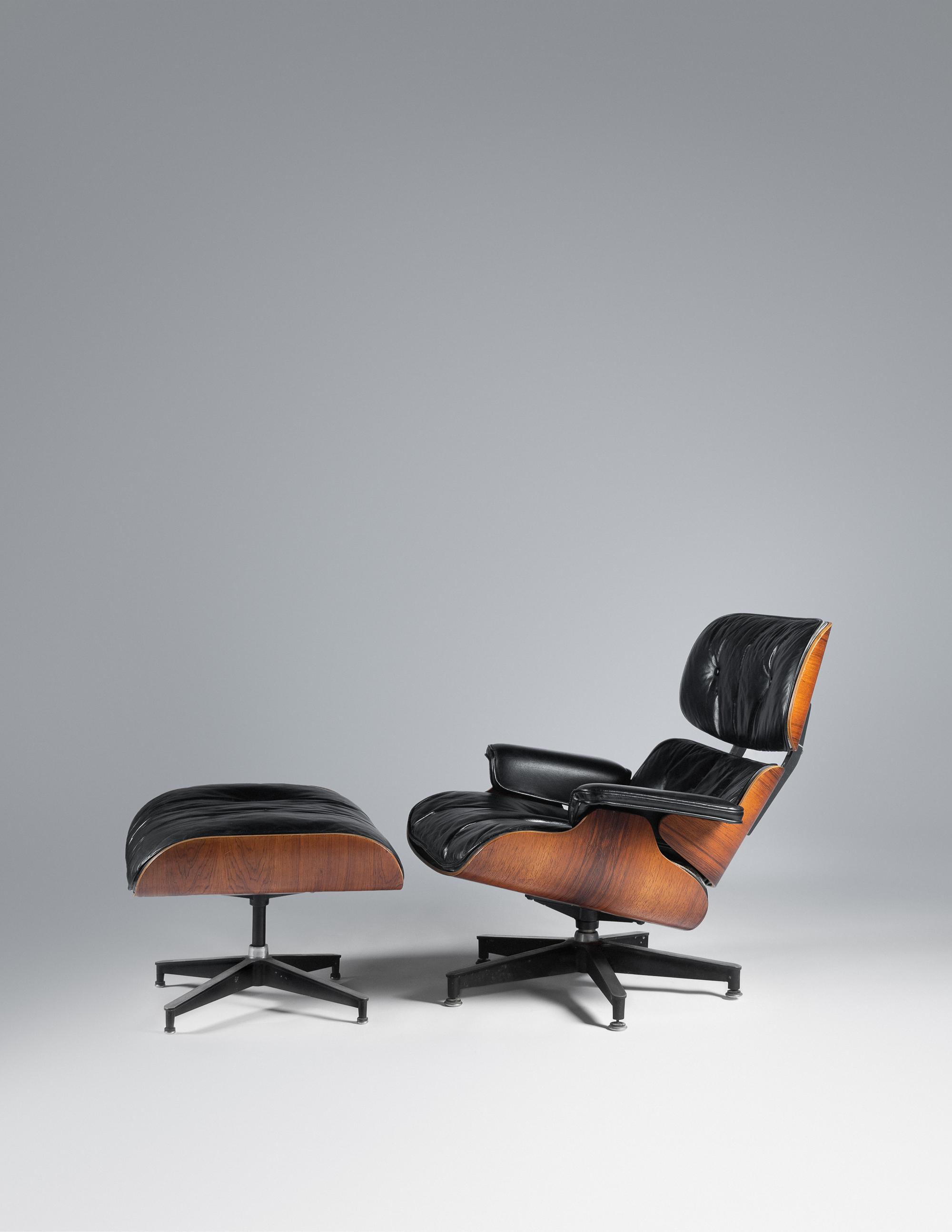Lounge Chair and Ottoman, model 670 and model 671, Herman Miller, USA