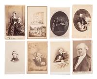 [EARLY PHOTOGRAPHY]. 71 CDVs of prominent authors, scholars, businessmen, & artists.