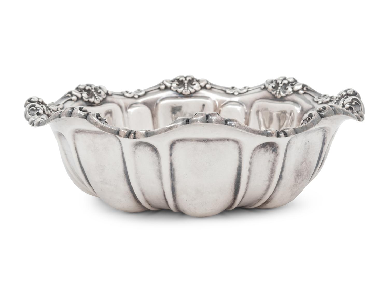 An American Silver Fruit Bowl