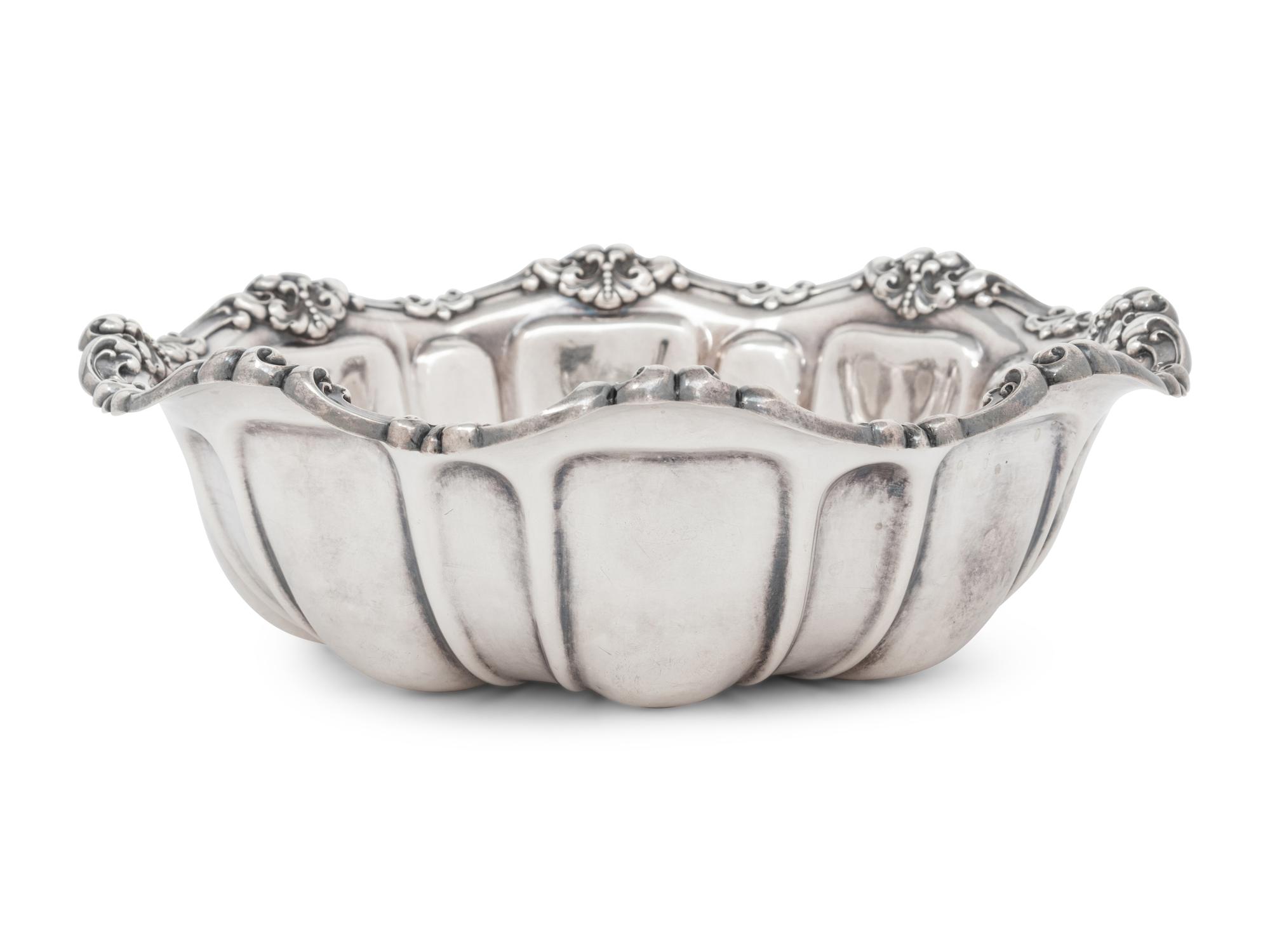 An American Silver Fruit Bowl