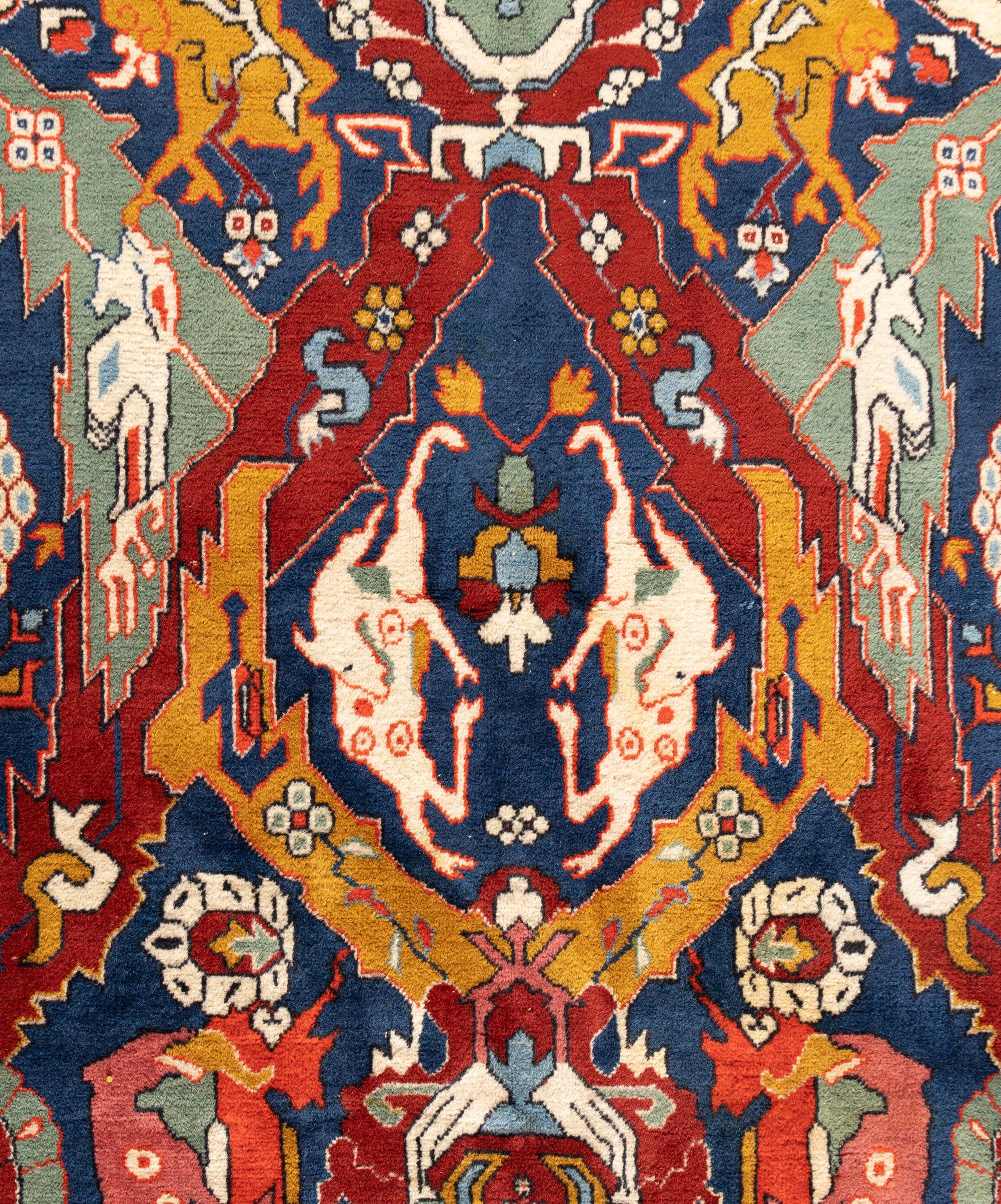 A Heriz Wool Rug