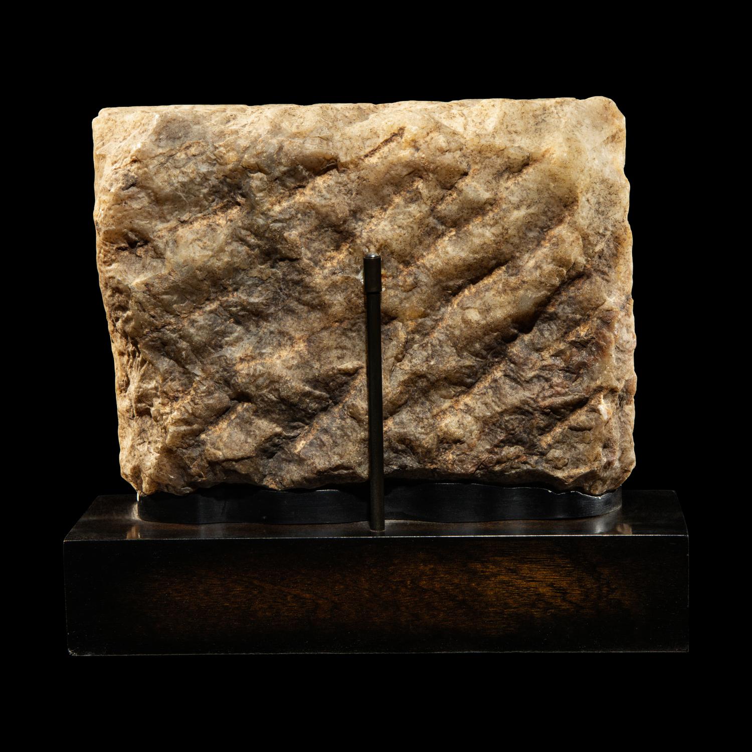 A South Arabian Alabaster Face Stele