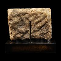 A South Arabian Alabaster Face Stele