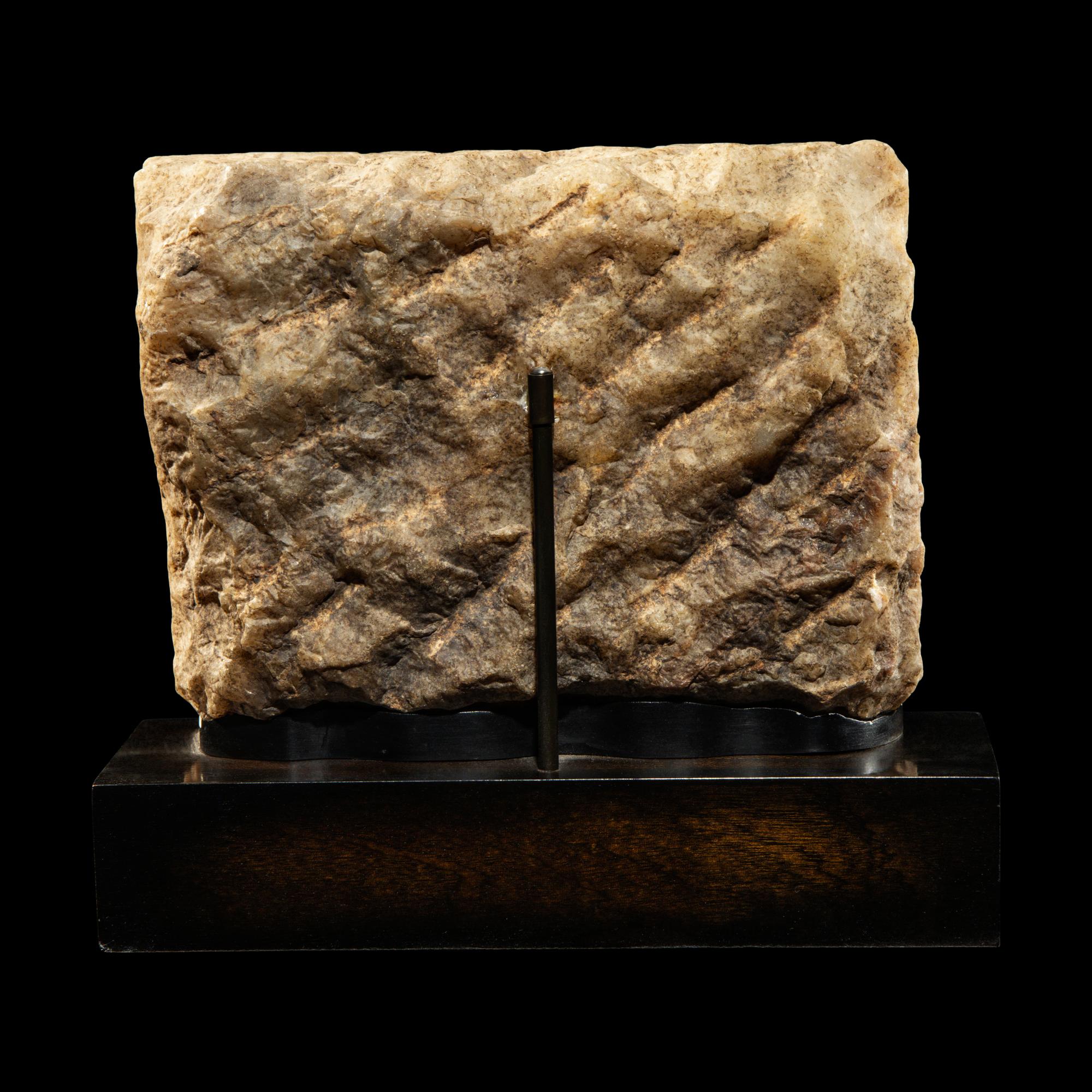 A South Arabian Alabaster Face Stele